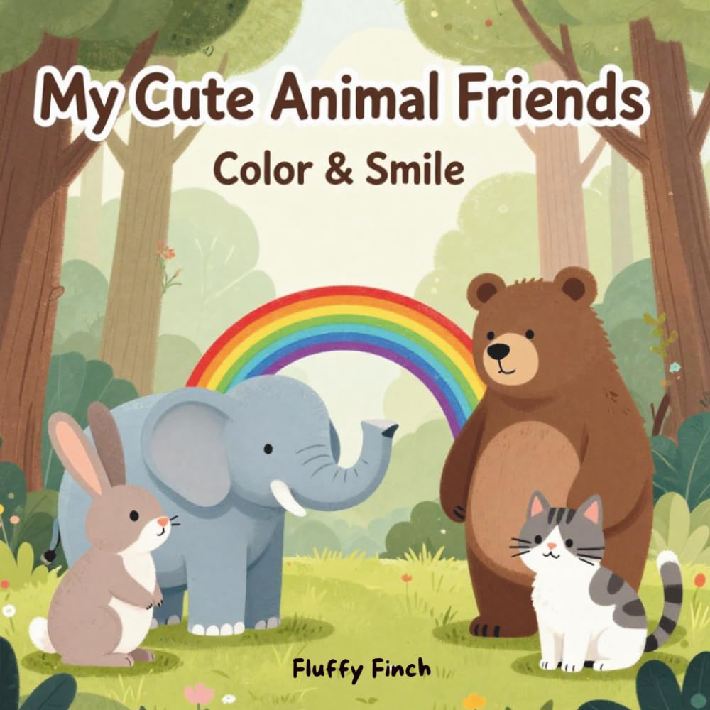 My Cute Animal Friends: Color & Smile