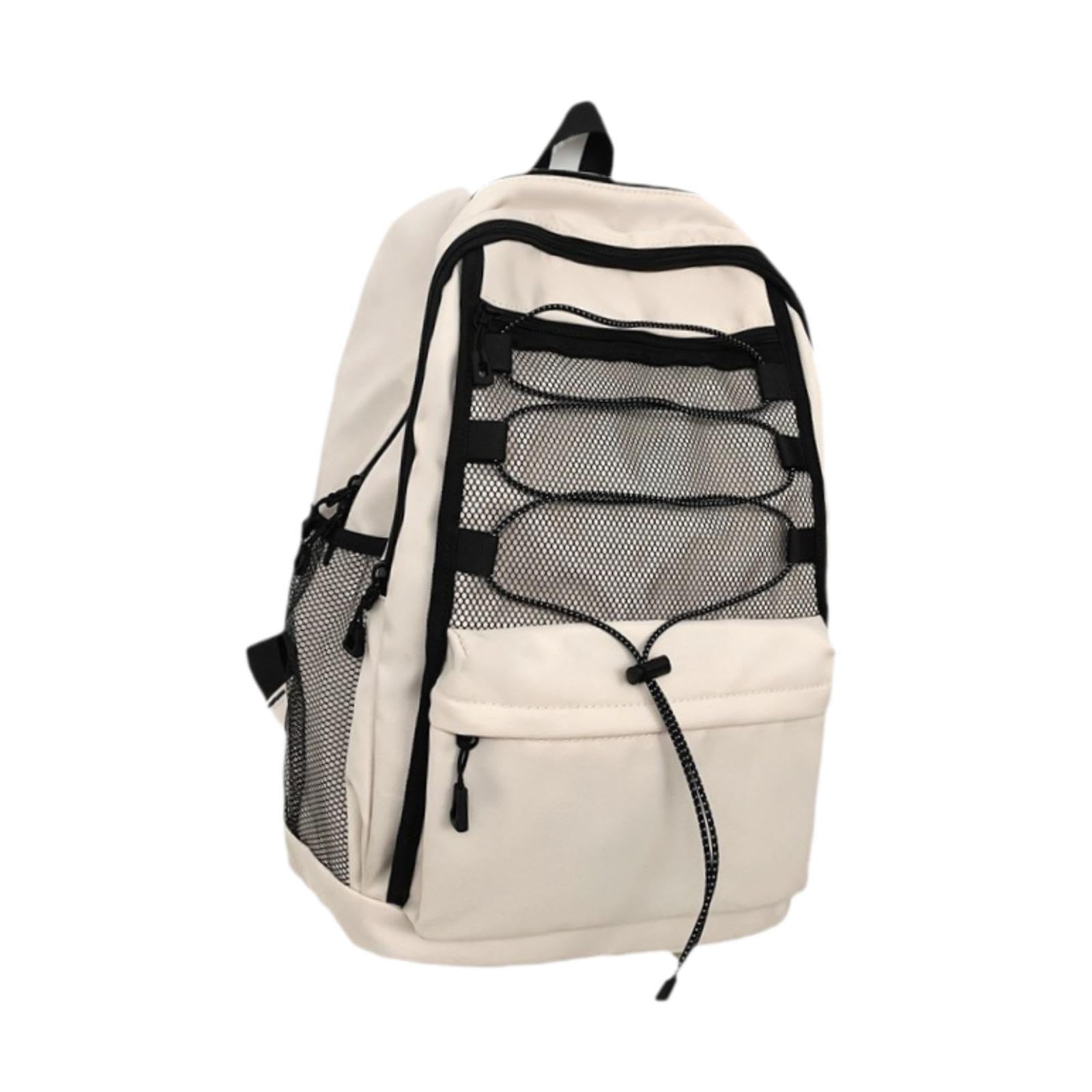 Sport Backpack Versatile College Bookbag for Boys and Girls Commuting White|Clothing, Shoes & Accessories|Womens Handbags & Bags| Womens Handbags & Bags|Package Includes:1 Backpack-image-26