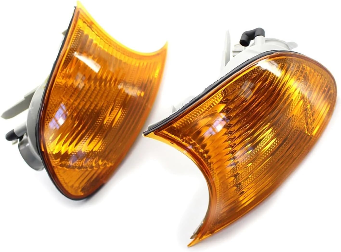2PCS Amber Turn Signal Lamp Corner Lamp Car Turn Signal Light 63126904299 63126904300 for-BMW E46 2-Door 1998-2001