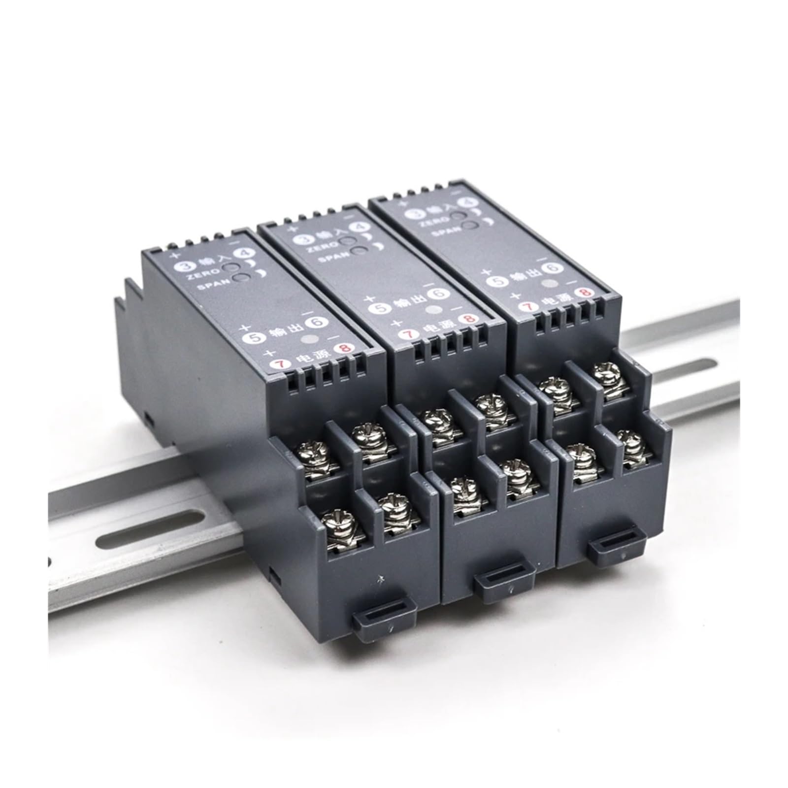 KSZHZYMGX 1pcs 25.4X108X47mm Barrier Signal Isolator(0-5Kohm to 0-10V)