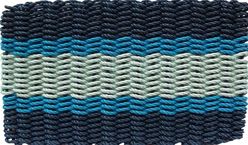 Rockport 1830812 - Tapete de cuerda de langosta para exteriores, de grado náutico, resistente a la intemperie, tapete para puerta delantera, hecho