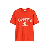 Champion Men-Graphic Crewneck - Maglietta da Uomo, Colore: Rosso (Rs003)