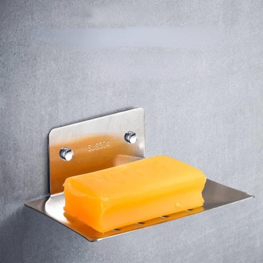 jabonera, Soporte metálico Esponja de jabón, Organizador Pared Cocina/baño(B)