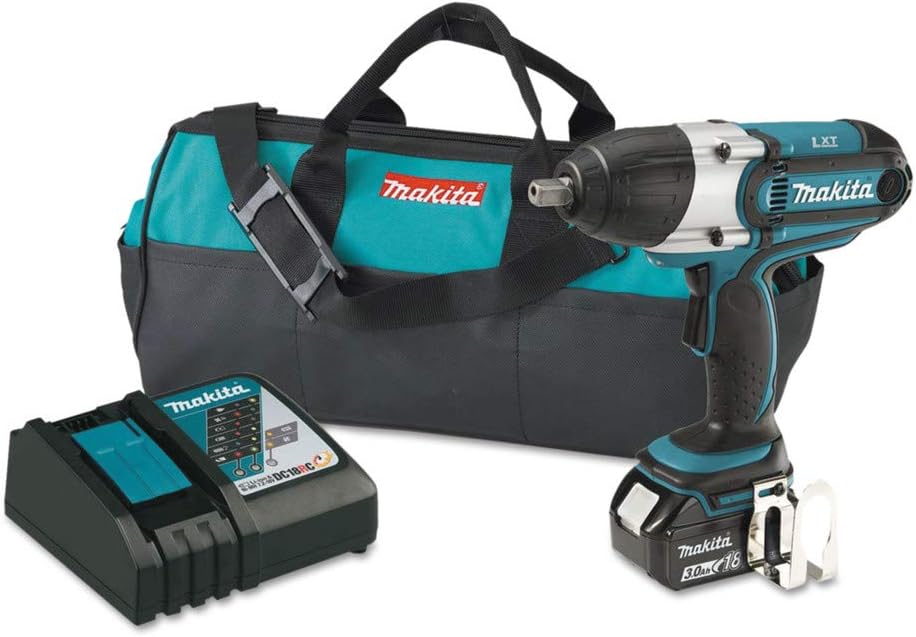 Makita XWT04Z 18-Volt LXT Lithium-Ion 1/2-Inch High Torque Impact Wrench (Tool Only, No Battery)