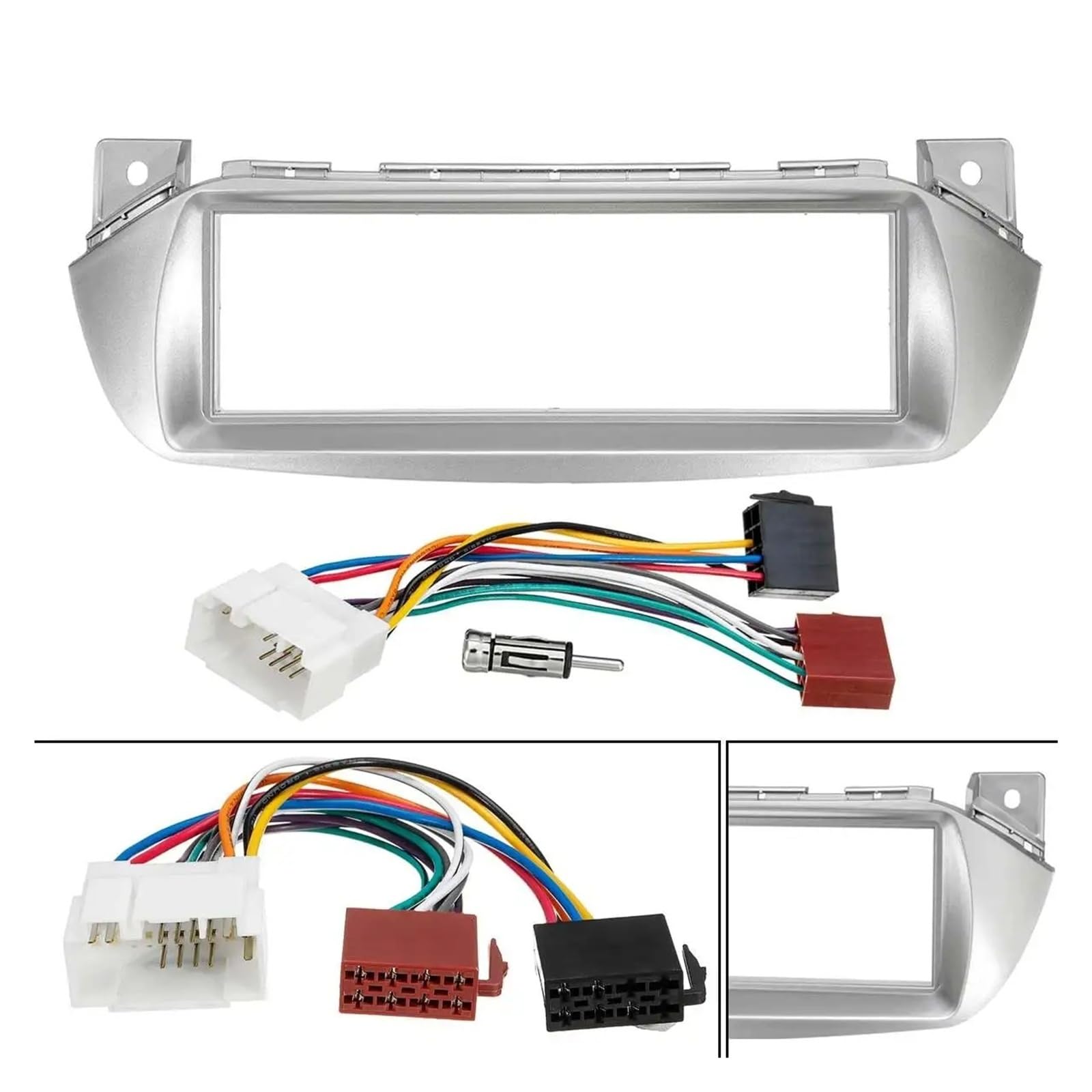 Mascherina Autoradio Cornice Stereo per Maruti per A-Star 2009-2025 Autoradio Fascia Pannello Telaio CD Dvd Dash Audio Copertura Trim con Adattatore ISO-DIN