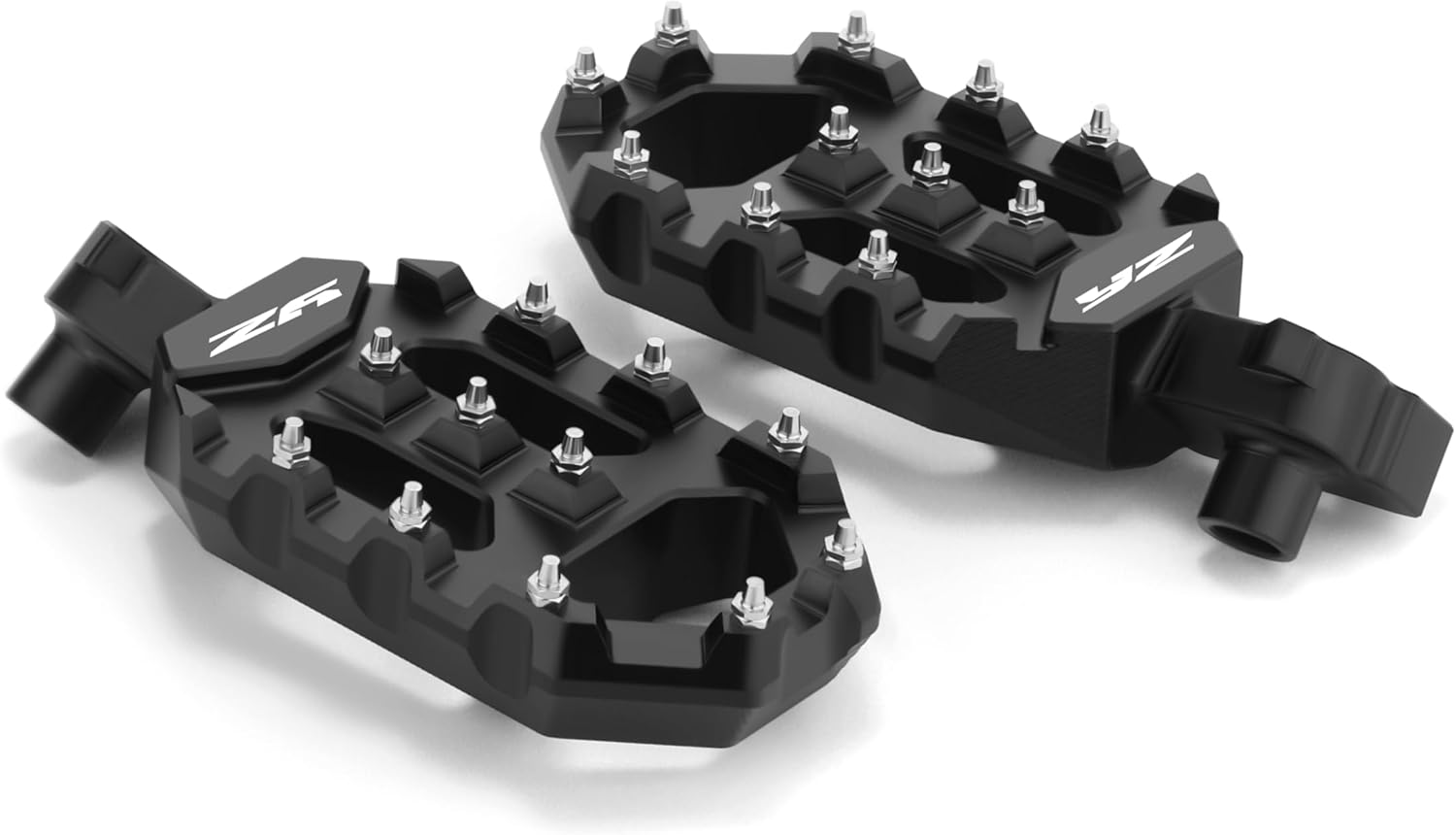 Motorcycle Wide Dirtbike Pegs Compatible with YZ250 YZ250F YZF250X YZ250FX YZ450F YZ450FX | Footrest Pedal YZ 250 250F 250X 450F 450FX Dirt Bike Foot Pegs Accessories (black)