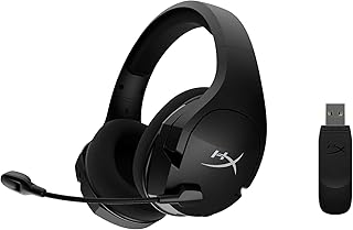 HyperX Cloud Stinger Core –Auriculares inalámbricos ligeros para juegos, DTS Headphone:X spatial audio, para PC