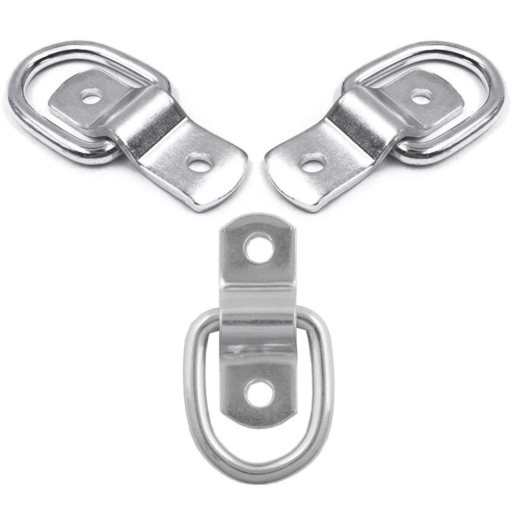 Tie Down Straps Cheap D Shape Pull Hook Tie Down Anchors Rings Secure Fastening For Cargo Car Truck Trailer Boats Work Shop Garage Accessories D Rings