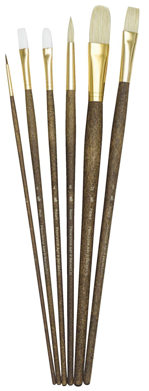 Princeton Artist Brush, Set 9148 6-Pc Brstl/Sable/Tak
