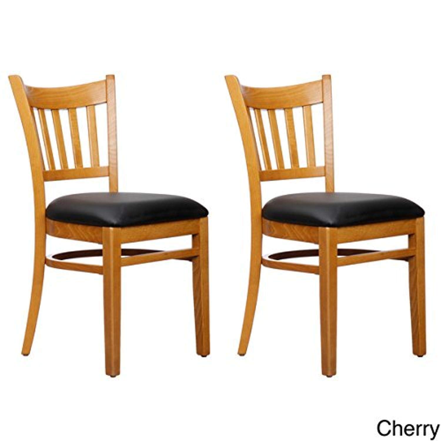 Home Styles Set of 2 Arts and Crafts Side Chairs Ebony