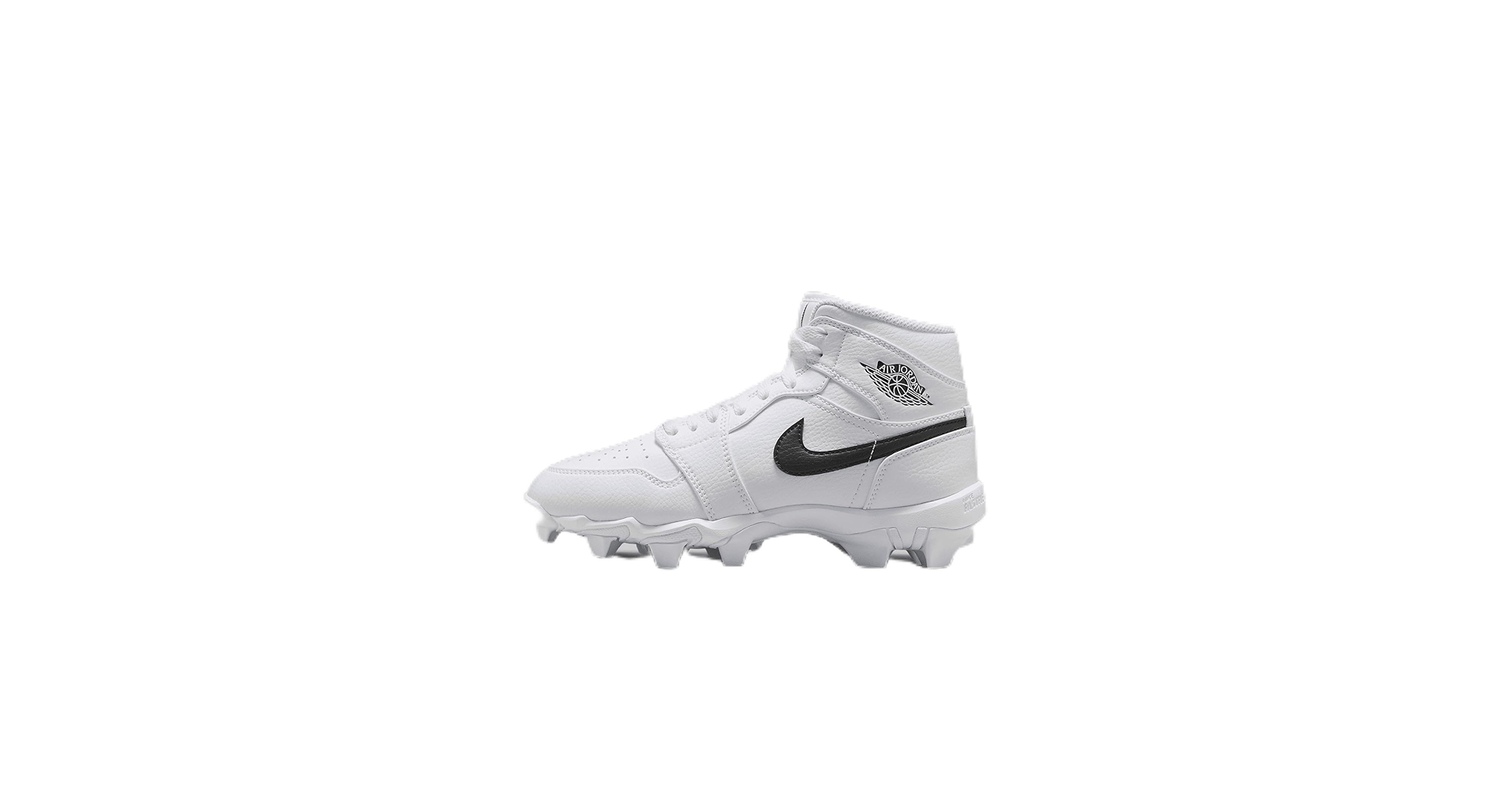 スパイク Air Jordan 1 Mid White Cleats 27.5 Jordan 1 Mid Youth Multisport Cleat White 12C-6Y HF6883-100