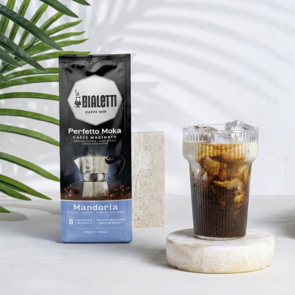 Bialetti Perfetto Moka Café moulu, 1,5 kg, saveur noisette - 6 x 250 g