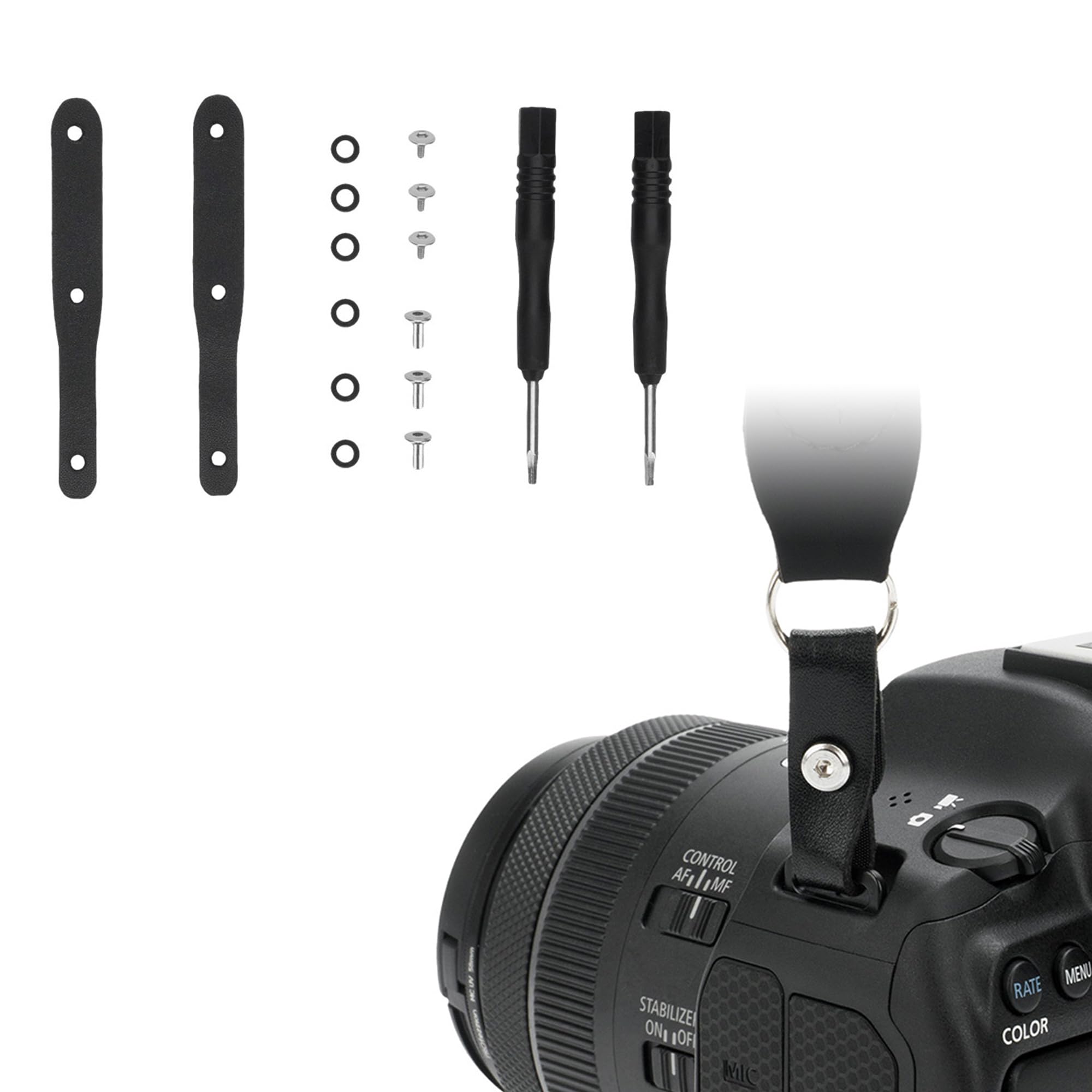 Amazon | JJC 2個入 カメラストラップアタブター ストラップパーツ