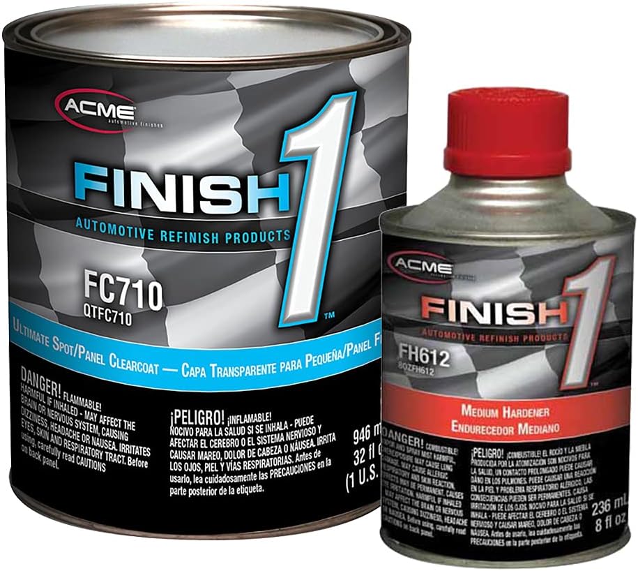 acme Sherwin-Williams Finish 1 Ultimate VOC Spot/Panel Gloss Clearcoat Kit (Quart)