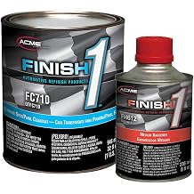 acme Sherwin-Williams Finish 1 Ultimate VOC Spot/Panel Gloss Clearcoat Kit Quart