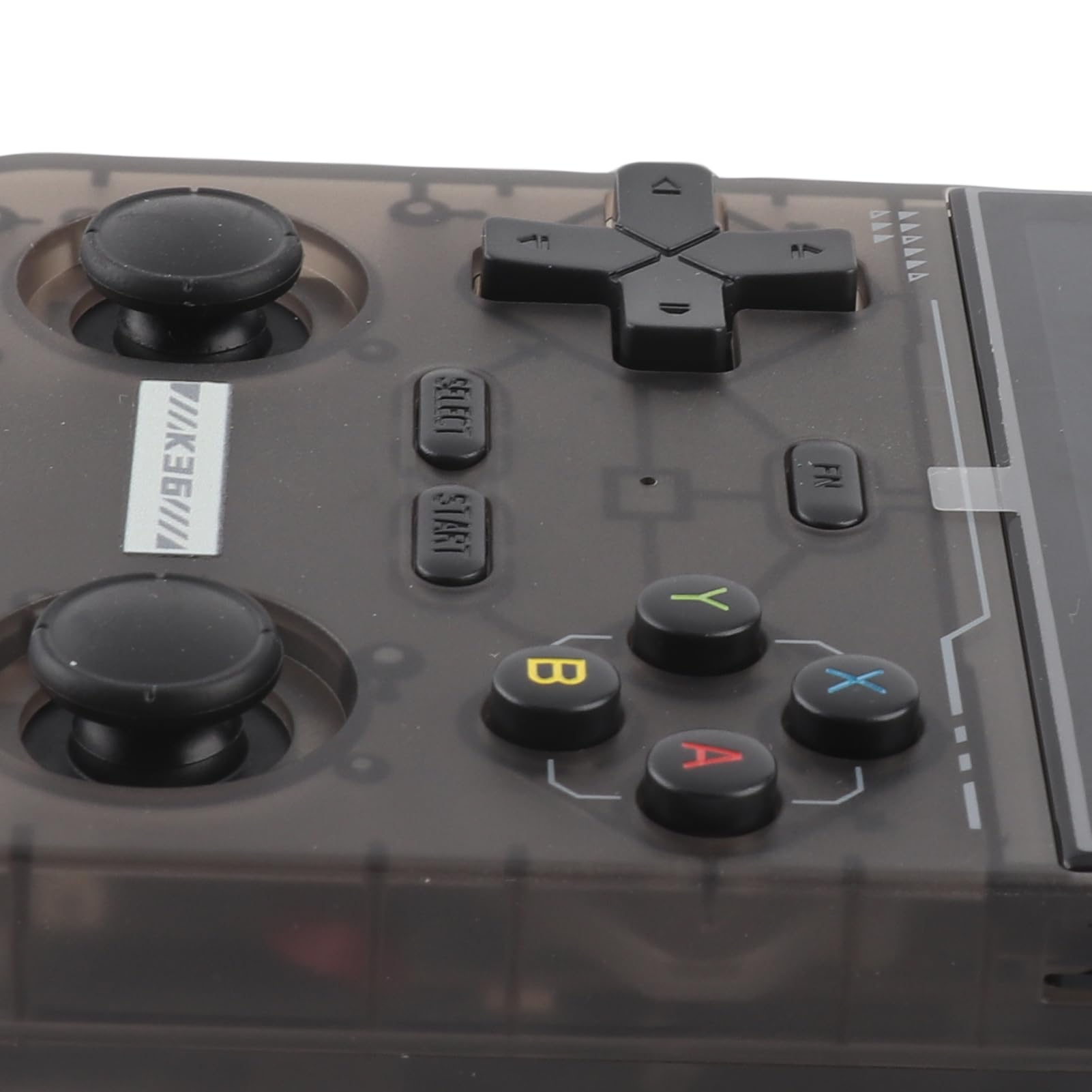 FILFEEL Handheld-Retro-Gaming-Konsole mit Dual-3D-Joystick und 3,5-Zoll-IPS-Bildschirm – Tragbares Gerät für Endlosen Spaß (Black)