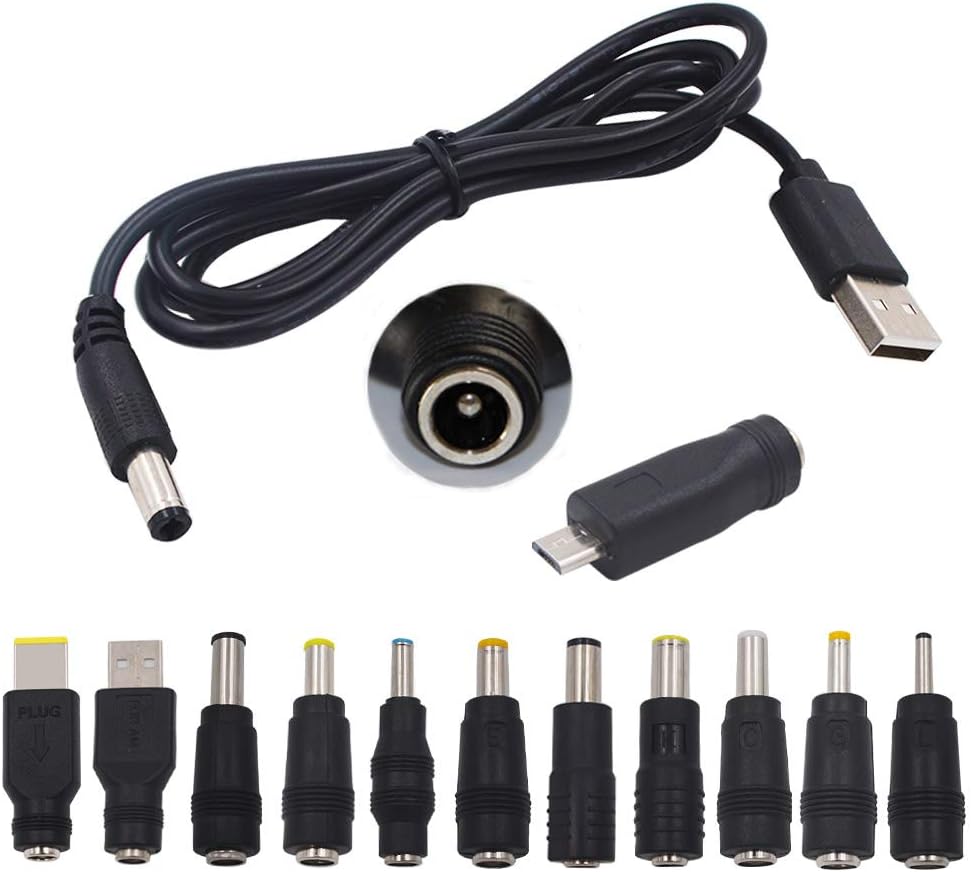 Set 13 Adattatori DC-AC 5.5x2.1mm - Convertitore Universale Per Alimentazione Laptop, Tablet, Smartphone - Foto 7