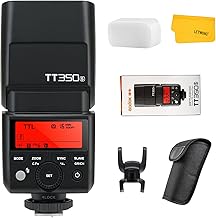 Godox TT350S Flash Speedlite para cámara Sony, 2.4G Wireless GN36 1/8000s HSS TTL Flash de cámara compatible para Sony Camera A7 A7R A7S A7-II A7-III A7R-II A7R-III A7S-II A6300 A6000 etc