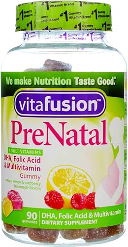VitaFusion Gomitas PreNatal, 90 unidades (paquete de 12)