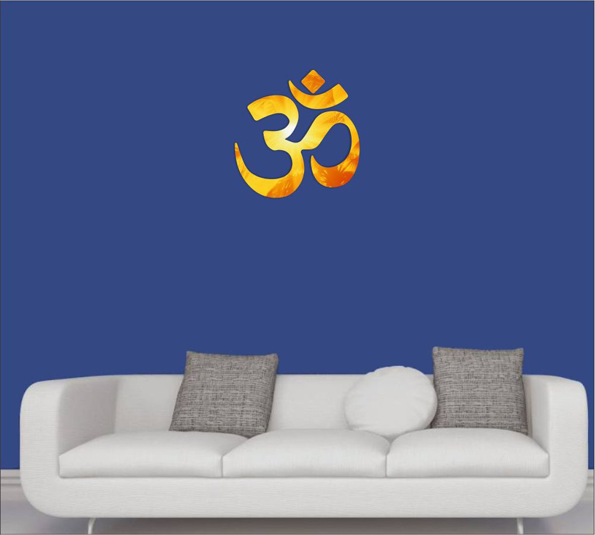 Wall1ders Om Mirror Stickers for Wall, Acrylic Mirror Wall Decor Sticker, Wall Mirror Stickers, Acrylic Stickers, Wall Stickers for Hall Room, Bed Room, Kitchen. (Golden1) (B072BK7BQ6) Amazon Price History, Amazon Price Tracker