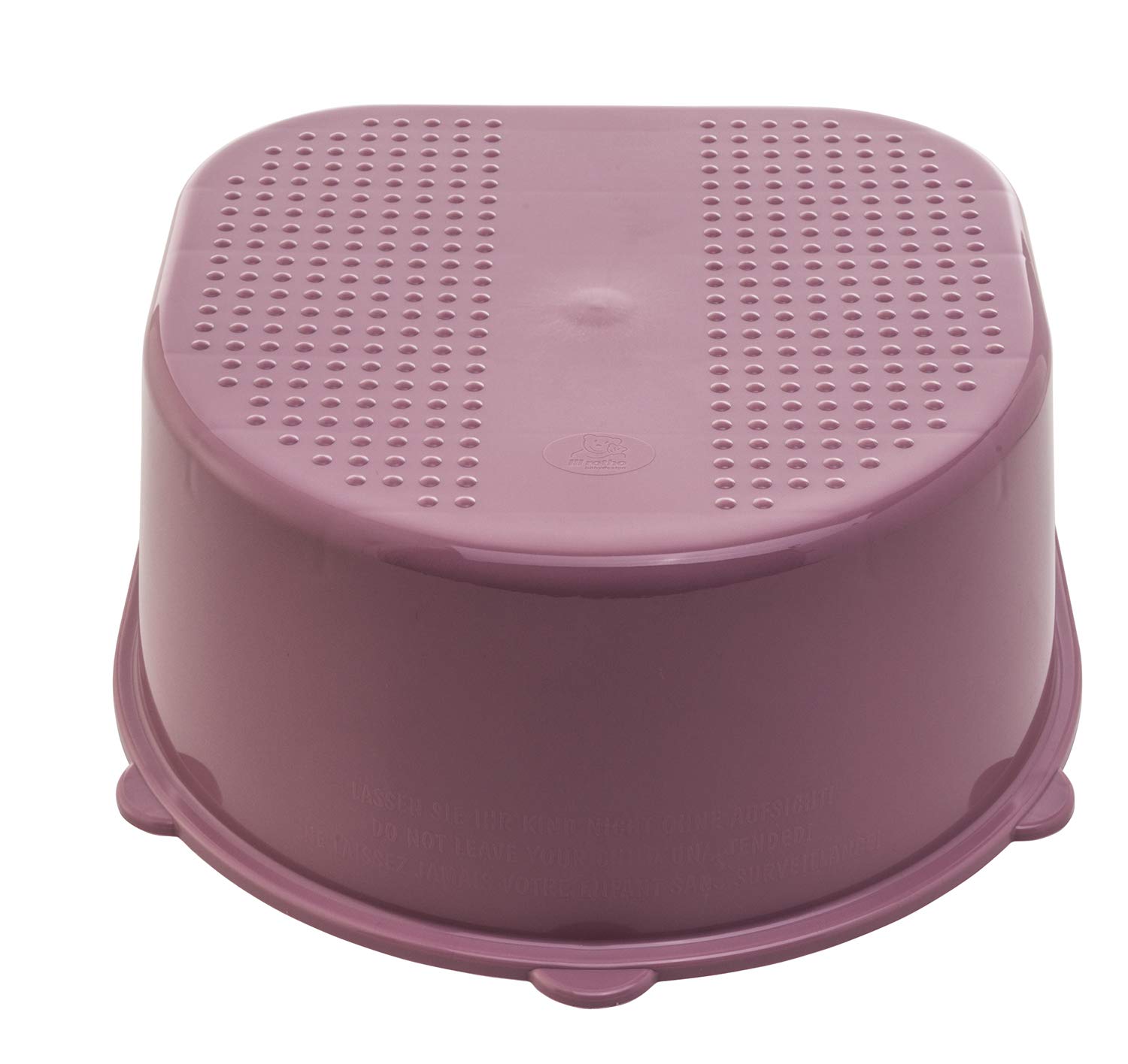 Rotho Babydesign Stool, with Non-Slip Surface and feet, Bella Bambina, Fantastic Mauve (Old Pink), 200240288