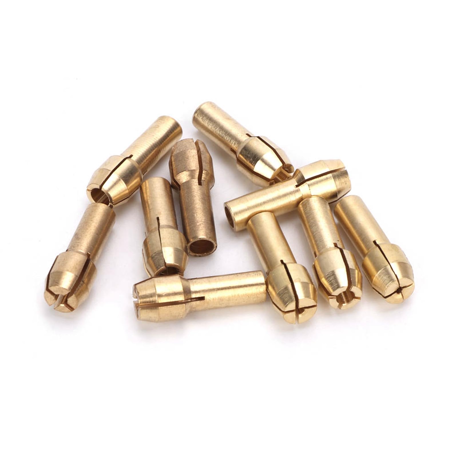 10 mini pinças de latão 0,5-3,2 mm para moedor elétrico e