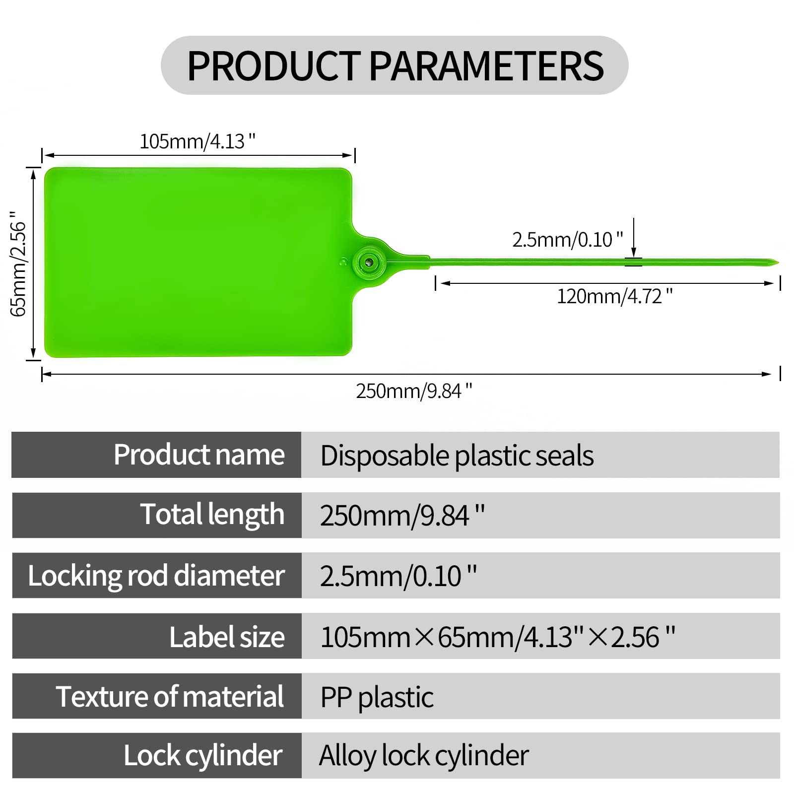 200 Pcs Plastic Shipping Tags Labels Waterproof Blank Labeling Tags - View #5