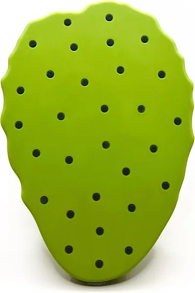 Mexican Baby Teether, Silicone Teething Toy for Teeth Relief, Soothing Grip for 3+ Months, BPA-Free (Nopal)