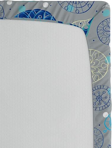 Miniatura 3 de Sábana Ambesonne bajera, ajustable, multicolor, en colores y tres tamaños