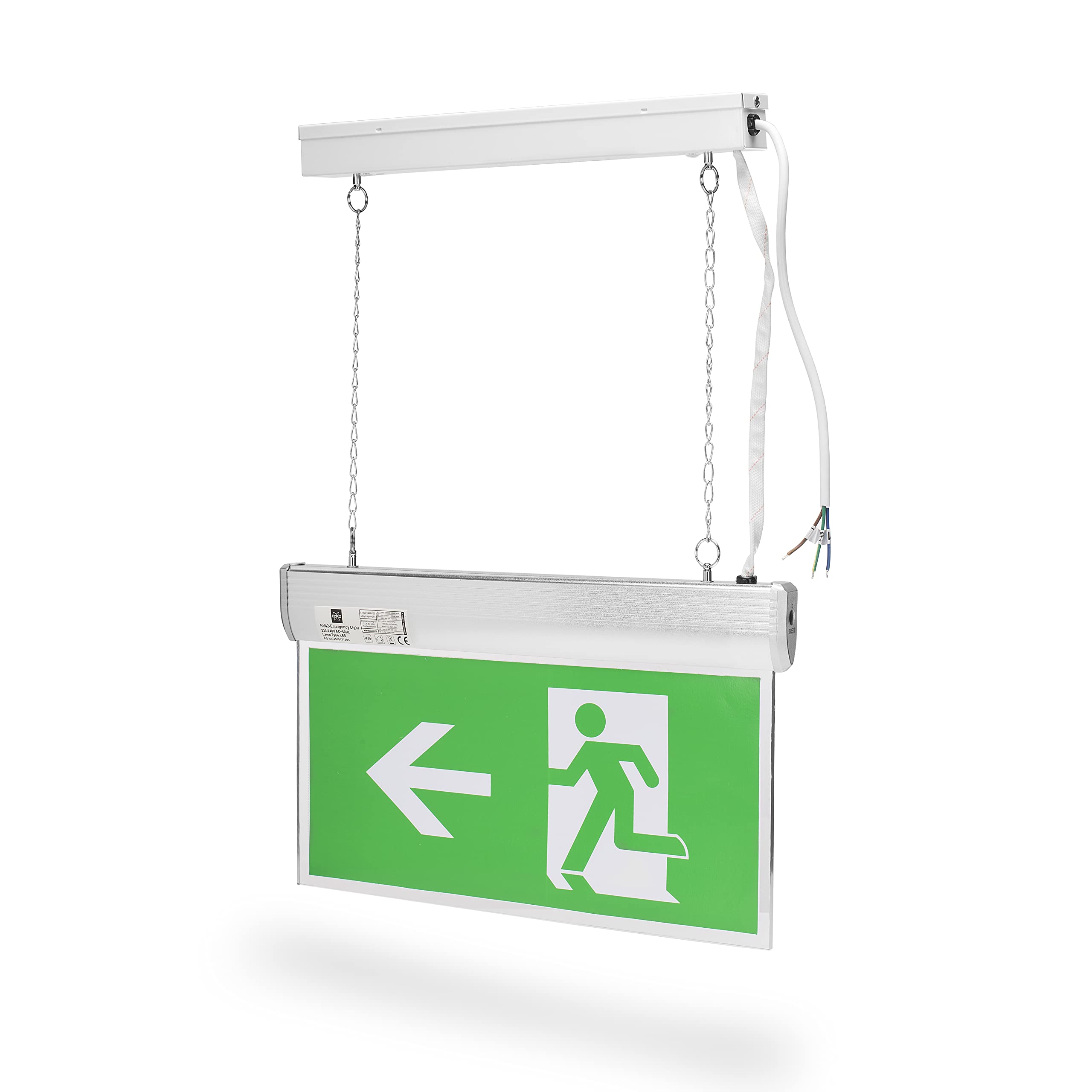 Luz de Emergencia Smartwares NV42 – LED – Luz de Salida – 4 W