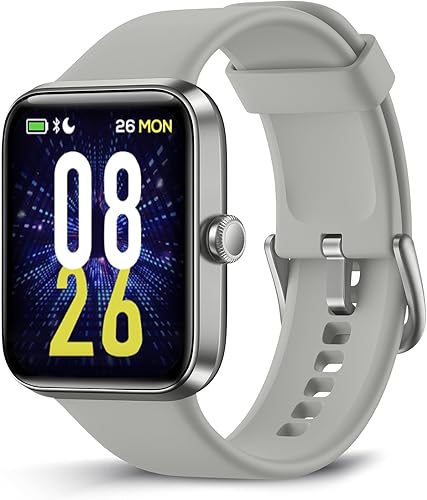 Reloj inteligente para hombres y mujeres, rastreador de actividad física con monitor de sueño de frecuencia cardíaca de oxígeno en sangre, 1.69