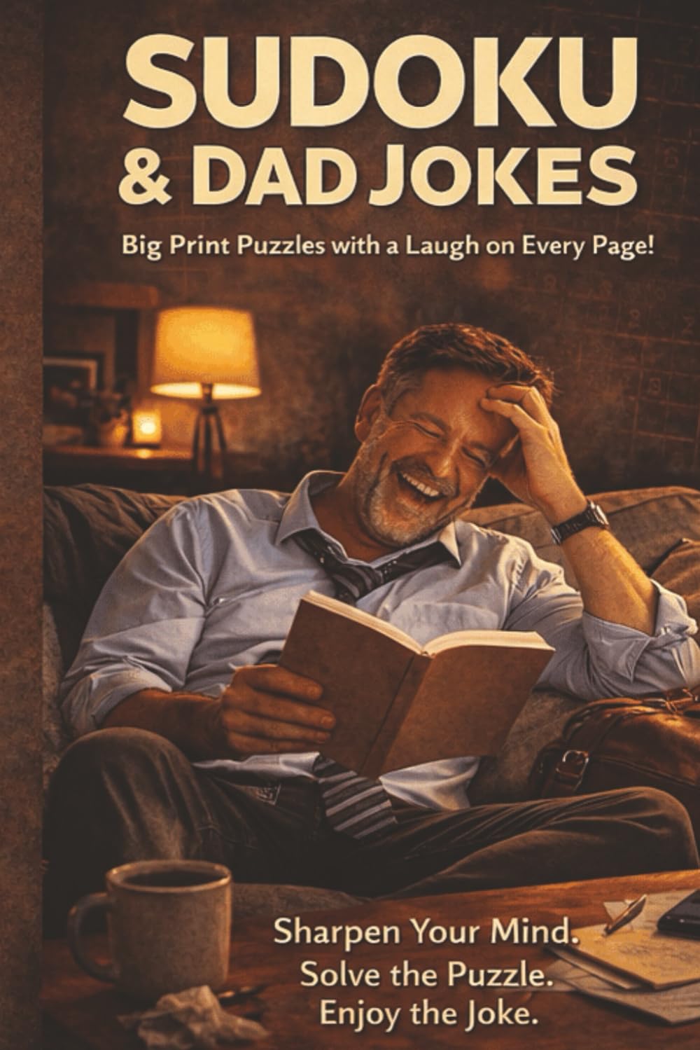Dad Joke Sudoku Puzzle Book: Sudoku Puzzles with Dad Jokes | A laugh on every page |110 pages, 6x9 inches, | Solutions Included | 55 Puzzles