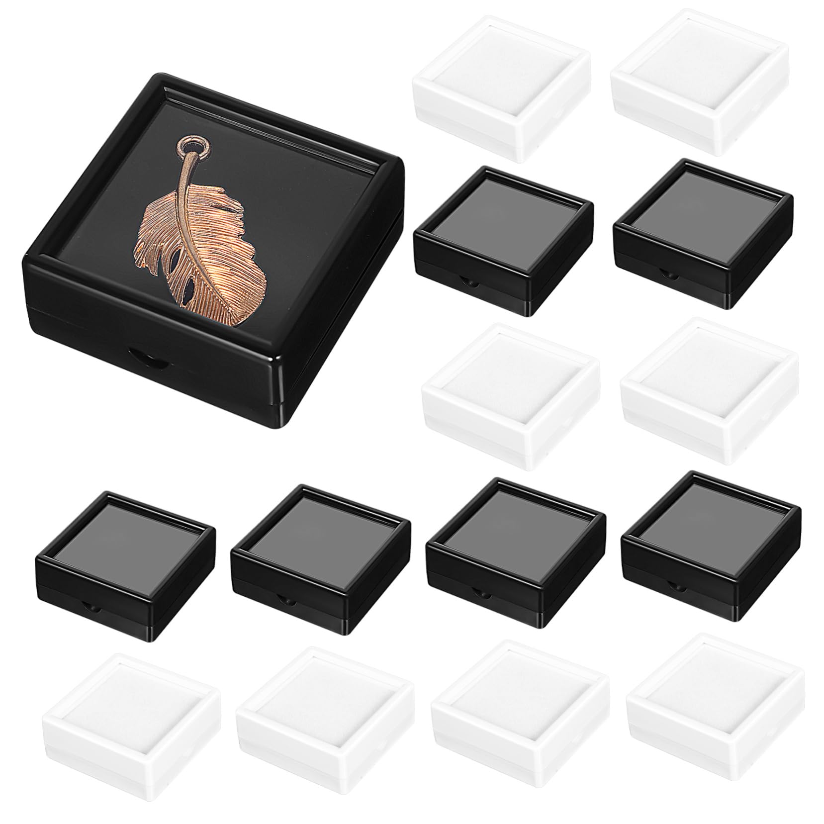 Boîtes bijoux voyage plastique Bestyash transparentes pour emporter vos bagues partout