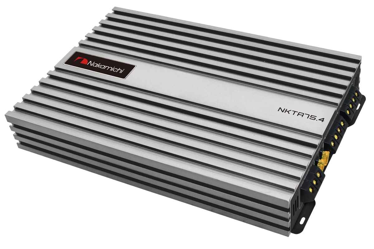 Nakamichi Car 4 Channel Amplifier NKTA75.4 RMS Wattage @ 4 Ohms