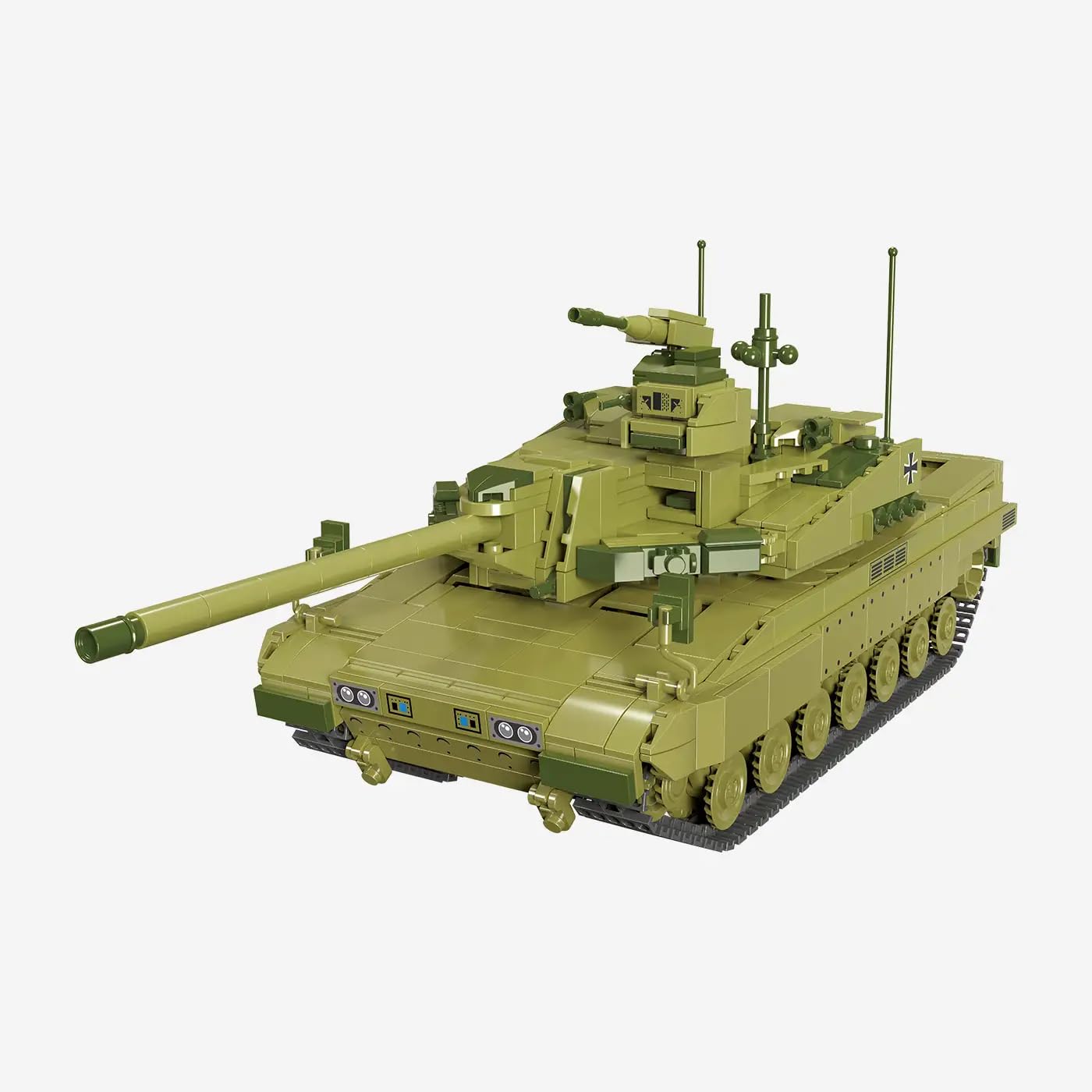 BlueBrixx IMBT - Carro armato da combattimento, 1385 mattoncini, modello