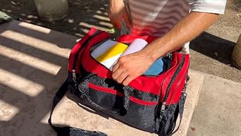 Amazon.com | DALIX Blank Duffle Bag Duffel Bag in Black Gym