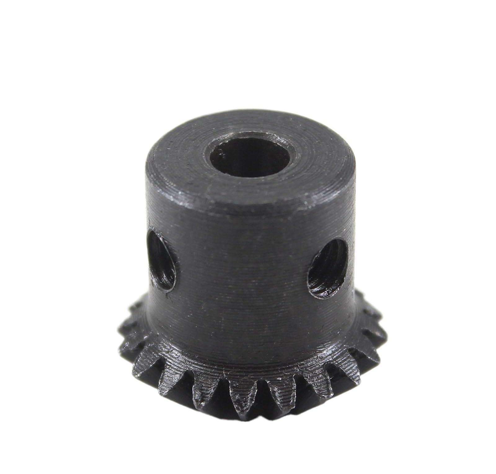 Bevel Gear Pinion Hardware Mechanical 2pcs 1Module 20T Bevel Gear 1:1 Ratio 5/6/6.35/8mm Inner Bore 90 Degrees Metal Bevel Gear Drive 20Teeth Commutation Steel Gears(6mm)