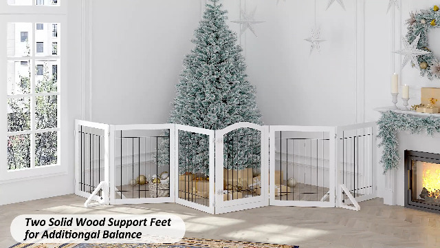 Amazon.com : PAWLAND 144-inch Extra Wide 30-inches Tall Dog gate