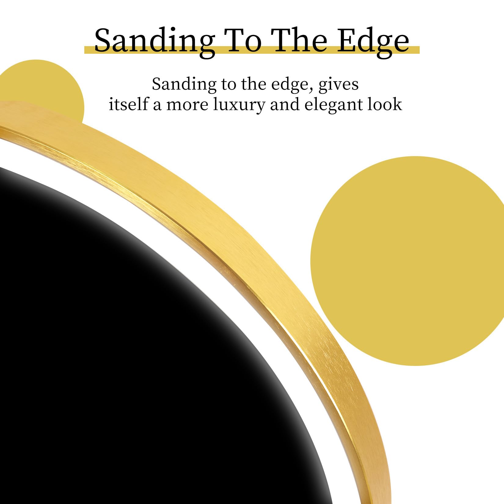 LUVODI Specchio Bagno LED Luce: Cornice Dorata Ovale 100x50cm Specchio Smart Led Bagno Oro da Parete 3 Touch Grande Illuminato Frontale Antiappannamento Dimmerabile Verticale Orizzontale