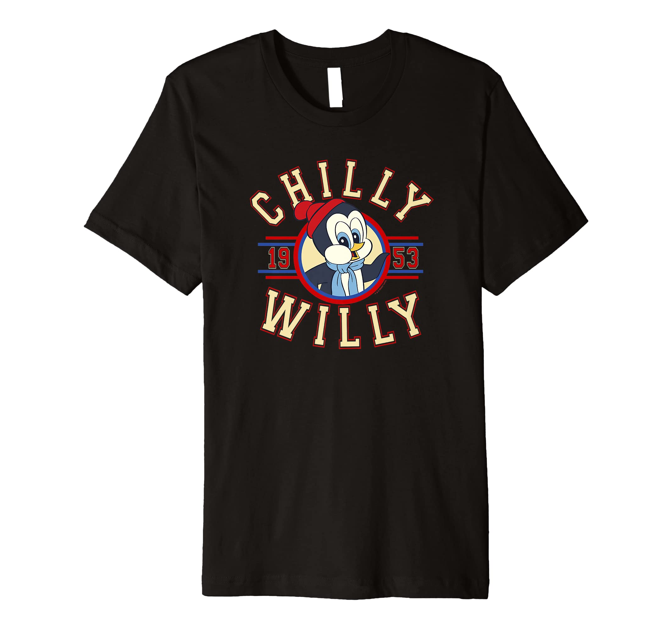 Chilly Willy1953 Throwback Collegiate Premium T-Shirt
