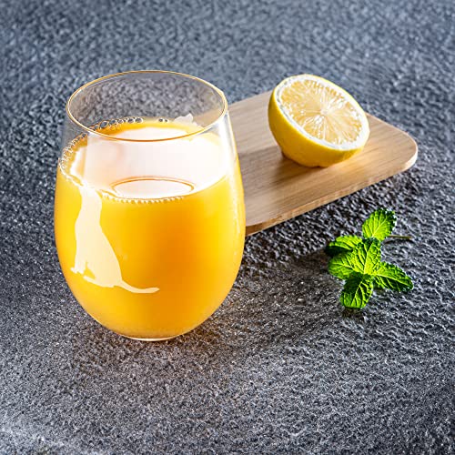 Set Of 2 Labrador Dog Stemless Wine Glasses By The Wine Savant - Lab Retriever Puppy & Doggy Lover Him & Her - Dogs Silhouette - Glass Gifts Etched Tumblers For Anniversary, Wedding, Home Bar Gifts #TOP3