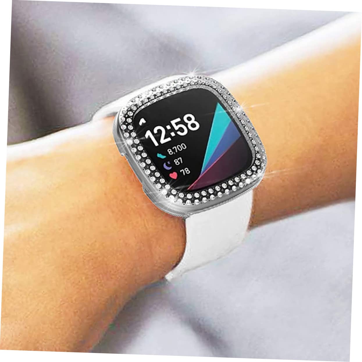 OSALADI 21pièces Boîtier De Montre Protecteur Compatible avec Sense Complète Éclatante Pc Transparent