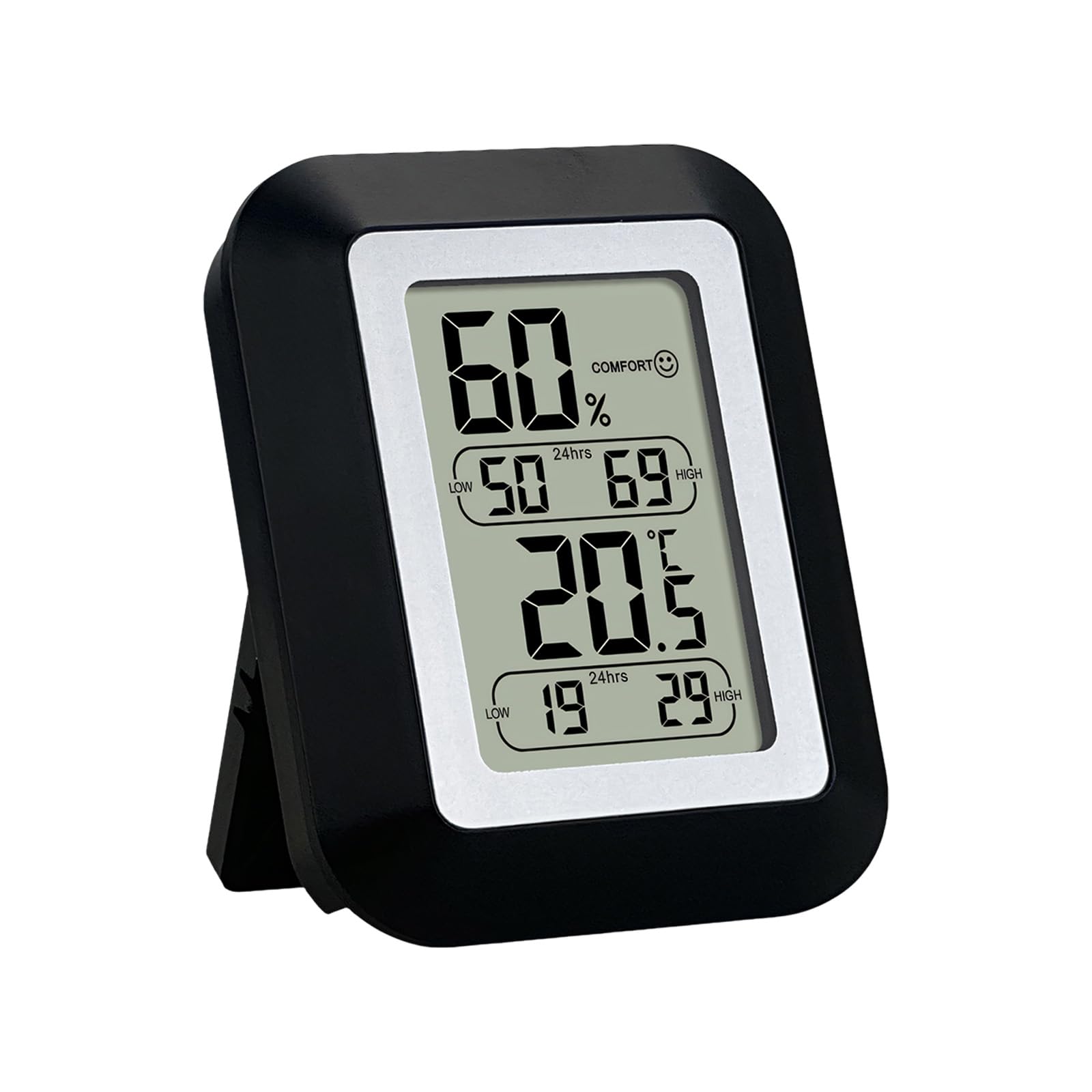 Kfwfuaee Black Precisions Digital Hygrometer Thermometers For Accurate Indoor Temperature Hygrometer Digital Temperature Monitor
