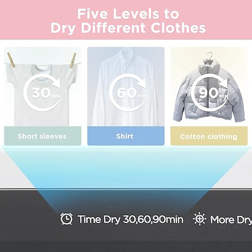 Miniatura 4 de COMFEE' Combo de lavadora y secadora de 24 pulgadas, 2.7 pies cúbicos y 26 libras, cuidado de vapor para lavadora, secado durante la noche y