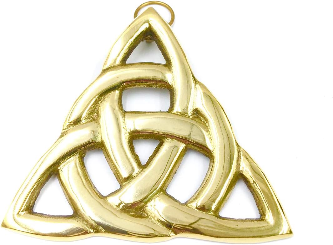 Irish Liffey Trinity Wall Hanging - Brass