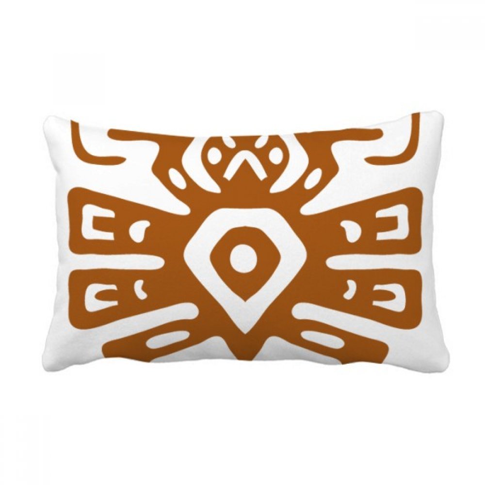 Coussin Mexique Totems 40x60 cm oreiller lombaire de salon multicolore