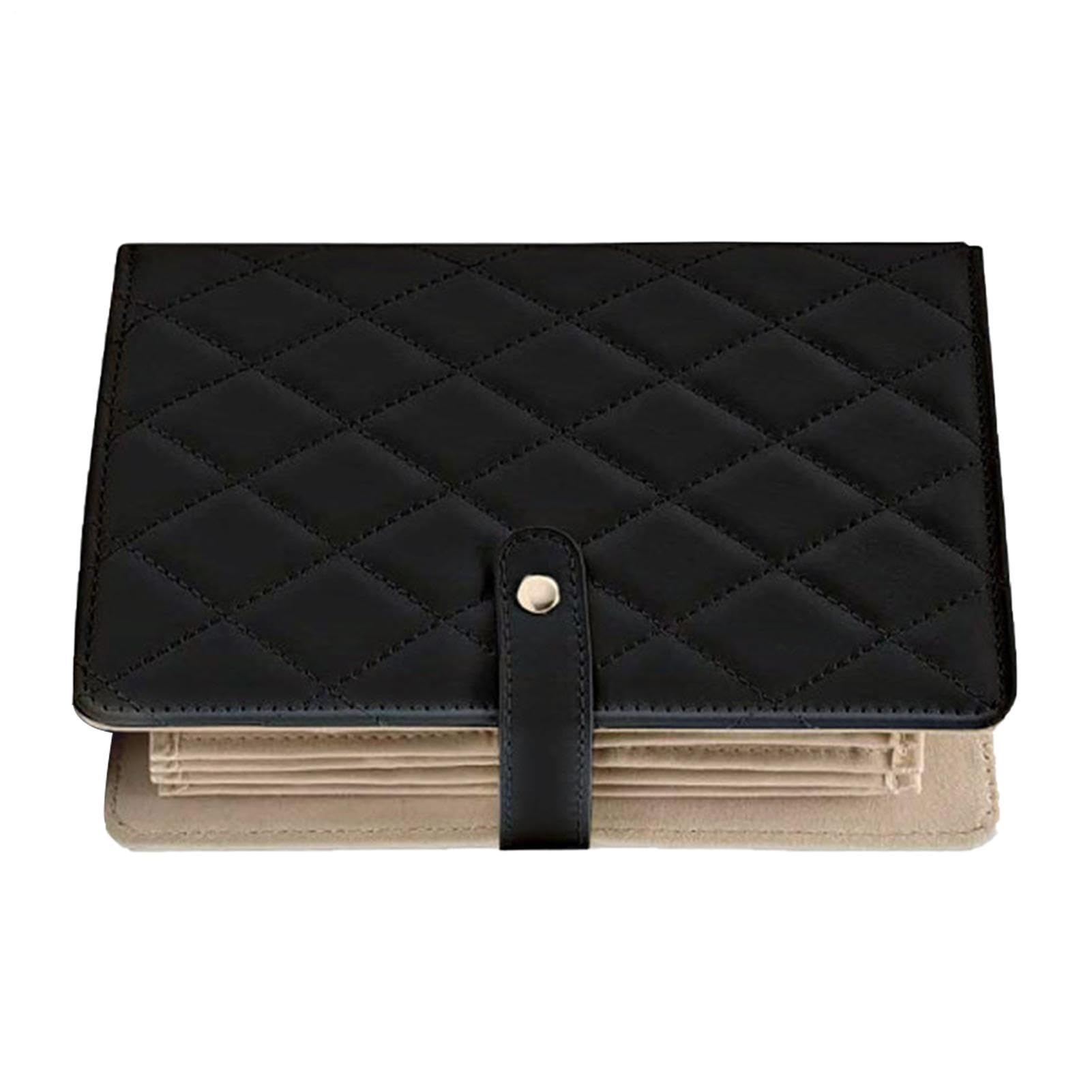 Livre de rangement de bijoux compact pour organiser vos bagues en voyage