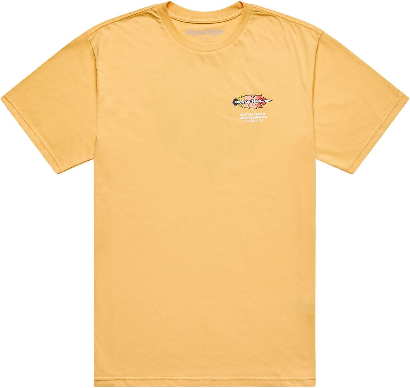 Troy Lee Designs Short Sleeve Tee, Feather Bleached Melon, Small