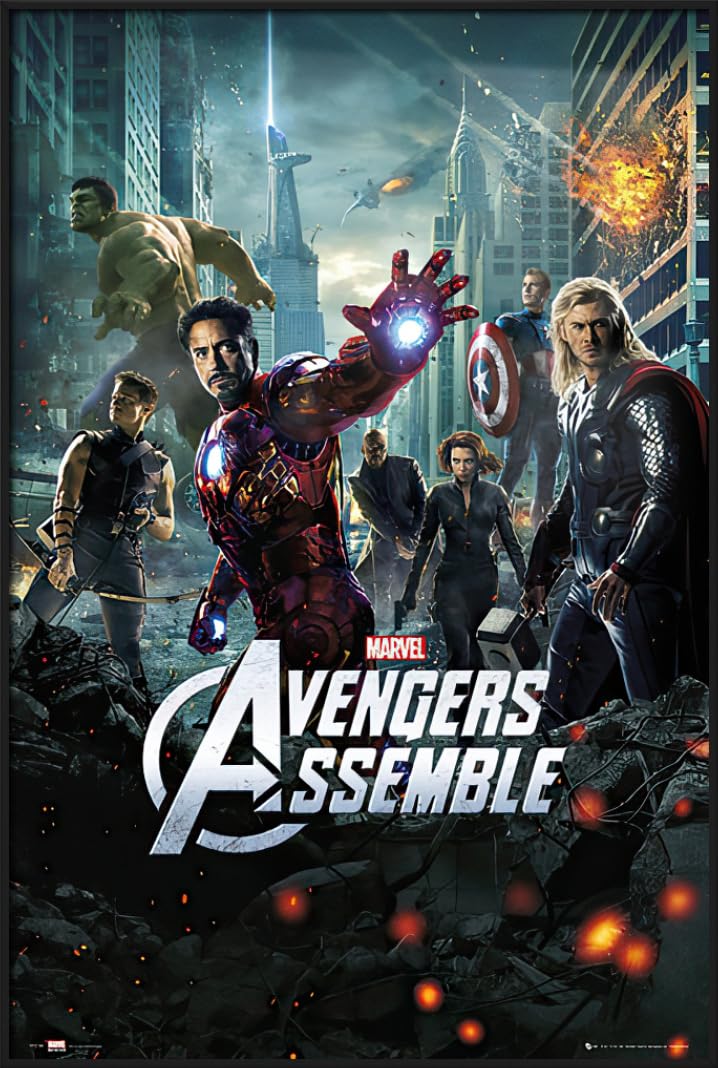 Amazon.com: Marvel's The Avengers - Framed Movie Poster (Regular