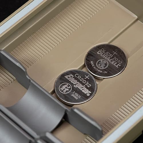 Miniatura 8 de Thyrm CellVault-5M - Almacenamiento modular de baterías para baterías CR123, 18650, 18350, CR2032 con insertos móviles, fabricado en Estados Unidos